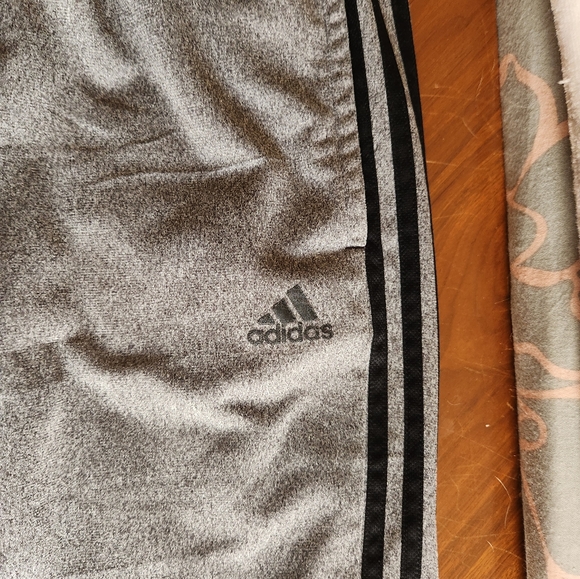 Men's Adidas Gray Track Suit Two Piece Set Jacket & Pants Top (S) Bottom (M) - Picture 11 of 15
